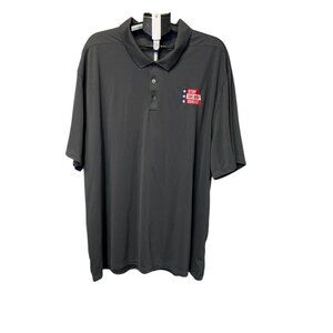 Nike Gray 4XL Short Sleeve Polo "STOP SOLDIER SUICIDE"